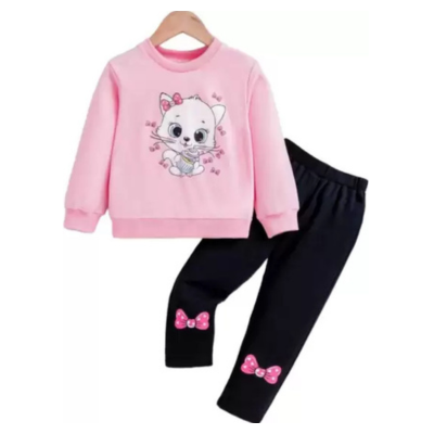 Girls Casual Pullover Pant (Pink)